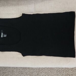DKNY Classic Black Tank Top